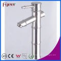 Fyeer Chromed Bamboo Water Faucet for Washbasin (QH0508)